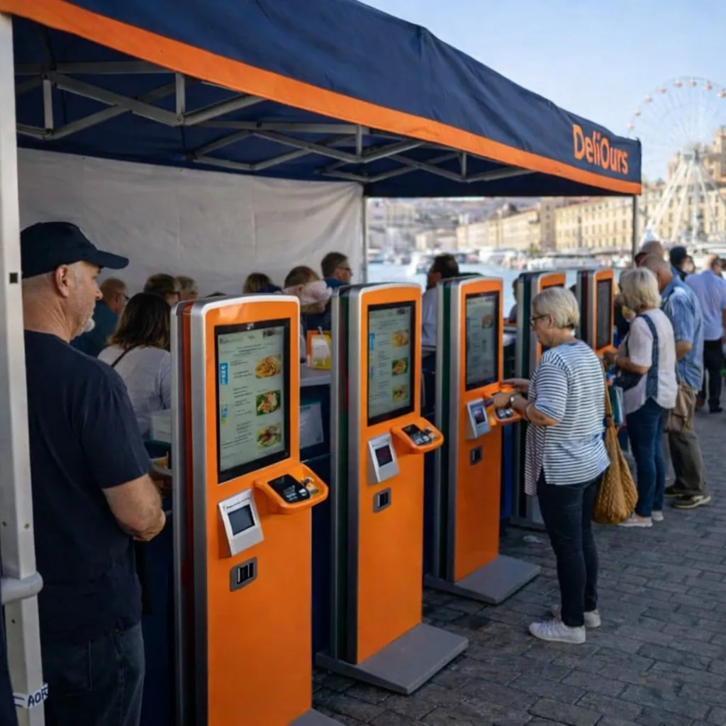 Événement DeliOurs — commande sur borne